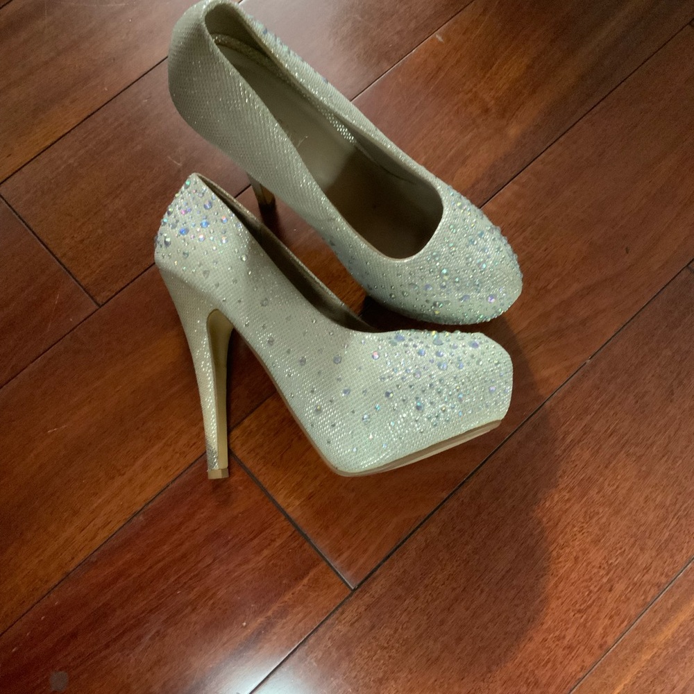 Elegant Beige High Heels